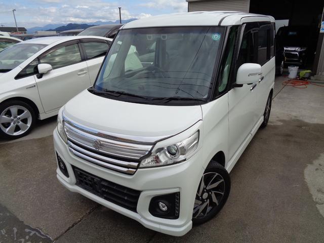 スペーシアカスタム ＸＳターボ　ナビＴＶＤＶＤブルートゥースバックカメラドラレコ両側パワースライドドア車検整備付（3枚目）