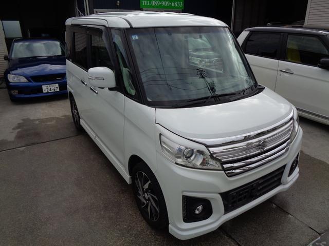 スペーシアカスタム ＸＳターボ　ナビＴＶＤＶＤブルートゥースバックカメラドラレコ両側パワースライドドア車検整備付（5枚目）