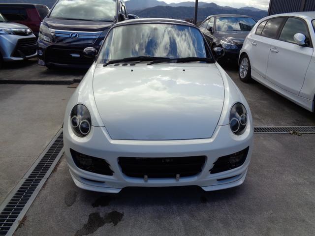 コペン アルティメットエディションII 車検整備付ナビTV社外アルミ5MT(4枚目)