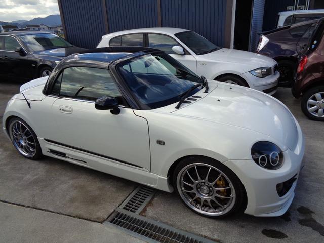 コペン アルティメットエディションII 車検整備付ナビTV社外アルミ5MT(6枚目)