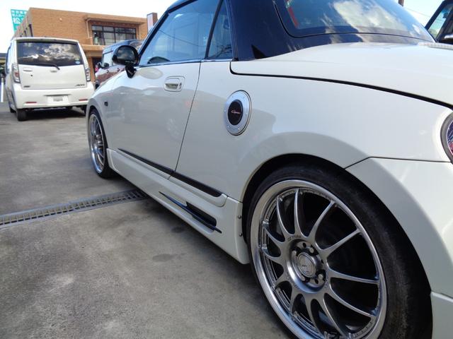 コペン アルティメットエディションII 車検整備付ナビTV社外アルミ5MT(13枚目)