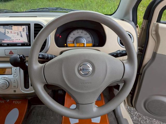 モコ E メモリーナビ DVD再生 USBポート ワンセグTV ETC インテリジェントキー オートエアコン オートライト 運転席シートリフター 純正OPパーキングサポートシステム バッテリー新品取付 保証付(27枚目)