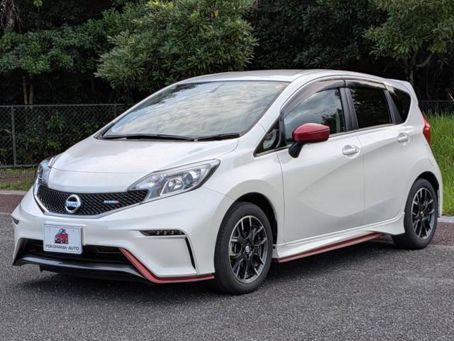 ノート ニスモ NISMO専用エアロ/16インチAW/シート プッシュスタート/インテリキー オートエアコン LEDヘッドライト オートライト 純正ナビ Bluetooth CD/DVD再生 フルセグTV(7枚目)