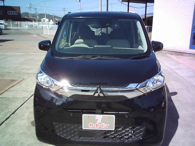 ｅＫワゴン Ｍ　衝突被害軽減ブレーキシステム　社外ナビ　ＴＶ　バックカメラ　ＥＴＣ付　シートヒーター　車体色（ブラックマイカ）（3枚目）