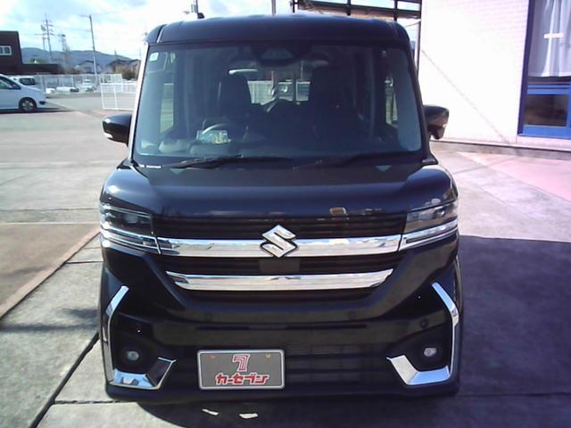 スペーシアカスタム ハイブリッドＸＳターボ　衝突被害軽減ブレーキシステム　両側電動スライドドア　ナビ　ＴＶ　バックカメラ　ＬＥＤヘッドライト　両席シートヒーター（3枚目）