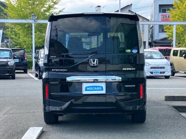 ステップワゴンスパーダ スパーダハイブリッドＧ・ＥＸホンダセンシング　新品タイヤ／保証書／純正　ＳＤナビ／フリップダウンモニター　純正　１１．６インチ／衝突安全装置／両側電動スライドドア／シートヒーター／車線逸脱防止支援システム／シート　ハーフレザー　バックカメラ（46枚目）