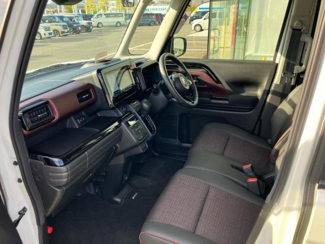 スペーシアカスタム ハイブリッドXS 新品タイヤ/保証書/純正 9インチ メモリーナビ/セーフティサポート(スズキ)/両側電動スライドドア/シートヒーター 前席/全方位モニター/車線逸脱防止支援システム 衝突被害軽減システム 全周囲カメラ(6枚目)