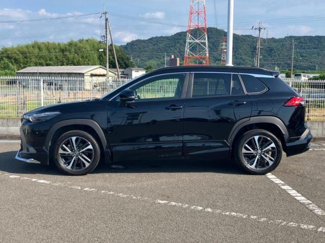 カローラクロス Z 新品タイヤ/純正エアロ/保証書/ディスプレイオーディオ+ナビ9インチ/衝突安全装置/シートヒーター/パノラミックビューモニター/車線逸脱防止支援システム/シート ハーフレザー 衝突被害軽減システム(2枚目)