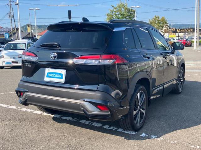 カローラクロス Z 新品タイヤ/純正エアロ/保証書/ディスプレイオーディオ+ナビ9インチ/衝突安全装置/シートヒーター/パノラミックビューモニター/車線逸脱防止支援システム/シート ハーフレザー 衝突被害軽減システム(3枚目)