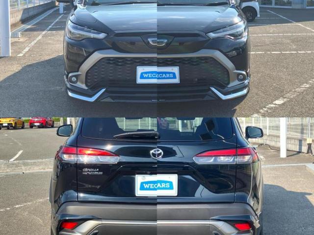 カローラクロス Z 新品タイヤ/純正エアロ/保証書/ディスプレイオーディオ+ナビ9インチ/衝突安全装置/シートヒーター/パノラミックビューモニター/車線逸脱防止支援システム/シート ハーフレザー 衝突被害軽減システム(55枚目)