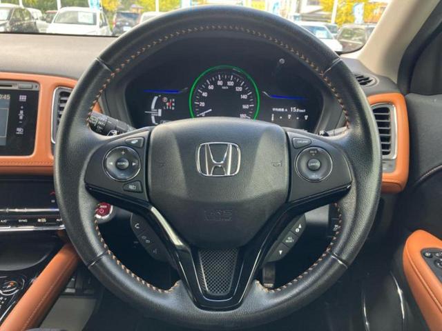 ヴェゼル ハイブリッドZ 新品タイヤ/純正 ナビ/衝突安全装置/シートヒーター/シート ハーフレザー/ヘッドランプ LED/Bluetooth接続/ETC/EBD付ABS/横滑り防止装置/アイドリングストップ バックカメラ(14枚目)