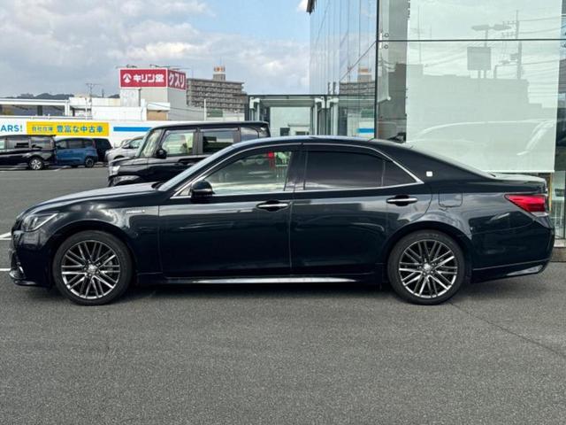 クラウンハイブリッド ハイブリッドアスリートG 保証書/純正 8インチ SDナビ/シートヒーター/シート フルレザー/ヘッドランプ LED/ETC/EBD付ABS/横滑り防止装置/アイドリングストップ/バックモニター/フルセグTV/DVD 革シート(2枚目)