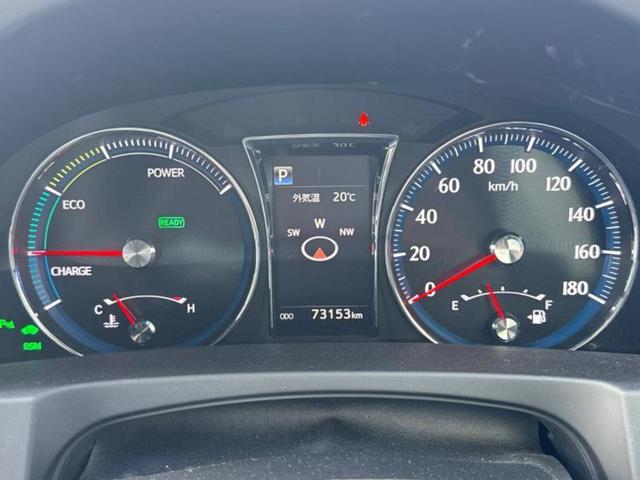 クラウンハイブリッド ハイブリッドアスリートG 保証書/純正 8インチ SDナビ/シートヒーター/シート フルレザー/ヘッドランプ LED/ETC/EBD付ABS/横滑り防止装置/アイドリングストップ/バックモニター/フルセグTV/DVD 革シート(15枚目)