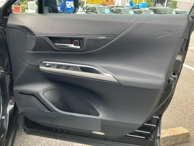 ハリアー G 保証書/ディスプレイオーディオ+ナビ12.3インチ/デジタルインナーミラー/衝突安全装置/車線逸脱防止支援システム/シート ハーフレザー/電動バックドア/ドライブレコーダー 前後 衝突被害軽減システム(19枚目)