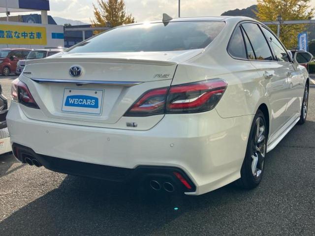 クラウンハイブリッド RSアドバンス 新品タイヤ/保証書/純正 8インチ SDナビ/衝突安全装置/シートヒーター/車線逸脱防止支援システム/シート ハーフレザー/ヘッドランプ LED/ETC/EBD付ABS/横滑り防止装置 バックカメラ(3枚目)