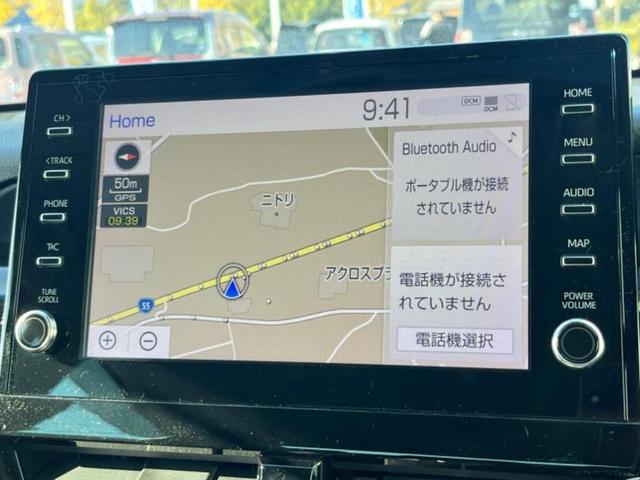 カムリ ＷＳレザーパッケージ　新品タイヤ／保証書／ディスプレイオーディオ＋ナビ／衝突安全装置／シートヒーター／パノラミックビューモニター／車線逸脱防止支援システム／シート　フルレザー／ドライブレコーダー　純正　革シート　電動シート（9枚目）