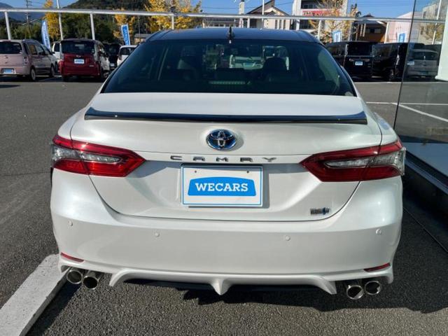 カムリ ＷＳレザーパッケージ　新品タイヤ／保証書／ディスプレイオーディオ＋ナビ／衝突安全装置／シートヒーター／パノラミックビューモニター／車線逸脱防止支援システム／シート　フルレザー／ドライブレコーダー　純正　革シート　電動シート（38枚目）