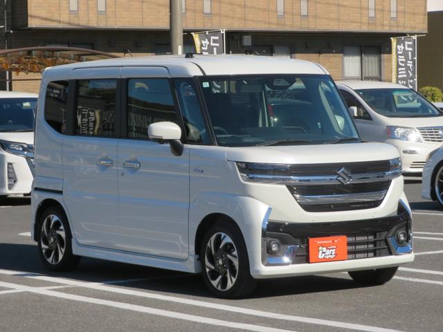 スペーシアカスタム ハイブリッドXSターボ 両側電動スライド キーレス フルセグ ナビ&TV 15アルミホイール アイドリングストップ エアバッグ オートマ ディーラー車 フル装備 助手席エアバッグ 衝突被害軽減システム バックカメラ(6枚目)