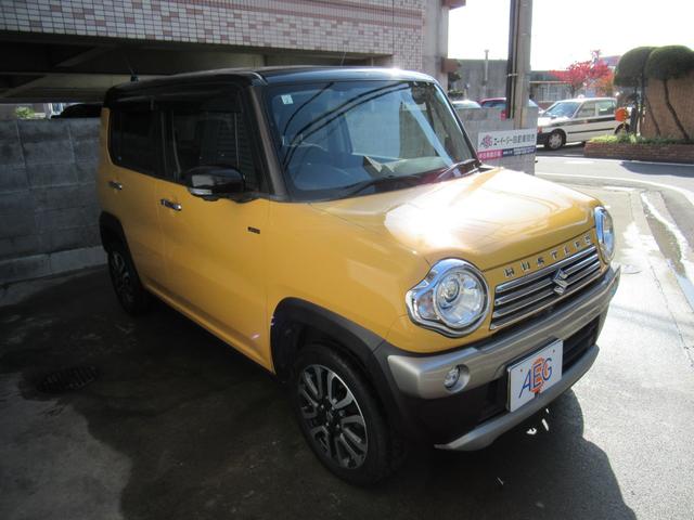 ハスラー JスタイルII メーカーOPナビ フルセグTV 全方位モニター ETC ドラレコ HIDヘッドライト LEDフォグ ハーフレザーシート 前席シートヒーター スズキセイフティーサポート グリップコントロール(3枚目)