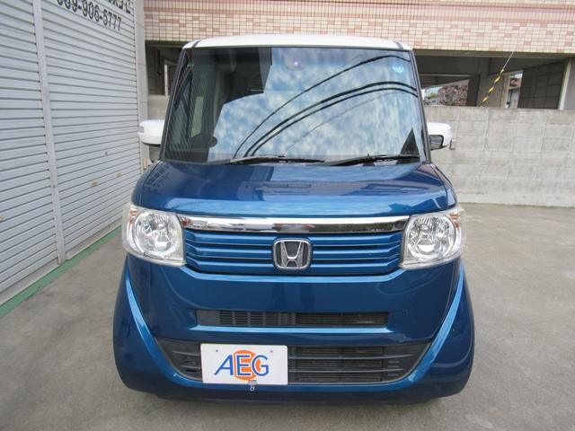 N-BOX 2トーンカラースタイル GターボSSパッケージ ナビ TV Bluetoothオーディオ 両側オートスライド クルーズコントロール CTBA ディスチャージヘッドライト パドルシフト ベンチシート ターボ 2トンカラー ユーザー1オーナー車(4枚目)