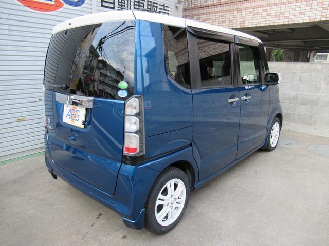 N-BOX 2トーンカラースタイル GターボSSパッケージ ナビ TV Bluetoothオーディオ 両側オートスライド クルーズコントロール CTBA ディスチャージヘッドライト パドルシフト ベンチシート ターボ 2トンカラー ユーザー1オーナー車(7枚目)