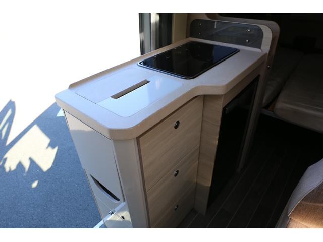 デュカト 　キャンピング　リバーストーンＫＪ　ＦＦヒーター　右ハンドル　９ＡＴ　冷蔵庫　２口コンロ　シンク　ナビ　クリアランスソナー　サブバッテリー　ヒッチメンバー　２３００ｃｃ　４名乗車（50枚目）