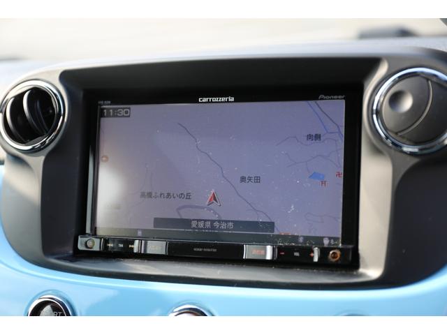 アバルト500 ベースグレード 社外フロントエアロ 社外シフトノブ ローダウン バブリング バックカメラ 5MT 純正アルミホイール レコードモンツァマフラー(35枚目)