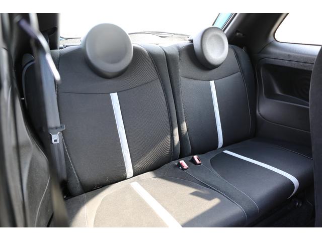 アバルト500 ベースグレード 社外フロントエアロ 社外シフトノブ ローダウン バブリング バックカメラ 5MT 純正アルミホイール レコードモンツァマフラー(40枚目)