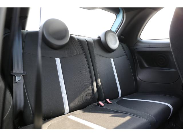 アバルト500 ベースグレード 社外フロントエアロ 社外シフトノブ ローダウン バブリング バックカメラ 5MT 純正アルミホイール レコードモンツァマフラー(42枚目)