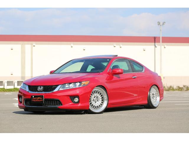 アコード ＥＸ　ＵＳホンダ　ＥＸ－Ｌ　Ｖ６　６速ミッション　サンルーフ　オートチェックレポート有り　バックカメラ　サイドカメラ　車高調　ＷＯＲＫ２０インチＡＷ　社外マフラー　シートヒーター　Ｂｌｕｅｔｏｏｔｈ接続（3枚目）