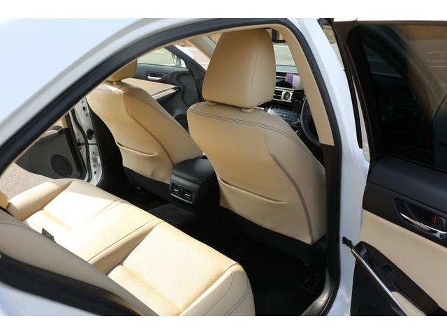 ＩＳ ＩＳ３００ｈ　バージョンＬ　エアサス公認　ＷＯＲＫ１８インチＡＷ　ＲＯＡＭＡＩＲ　サンルーフ　タイヤ４本新品　ベージュ内装　バックカメラ　ＥＴＣ　スマートキー　　パワーシート　シートメモリー付　ｂｌｕｅｔｏｏｔｈ接続（40枚目）