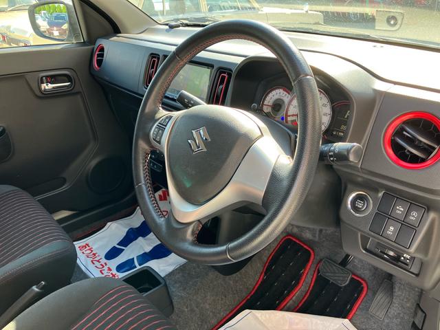アルトターボRS ベースグレード AT パドルシフト インタークーラーターボ レーダーブレーキサポート 社外ナビ フルセグTV Bluetooth CD/DVD ETC プッシュスタートスマートキー 15インチAW シートヒーター(42枚目)