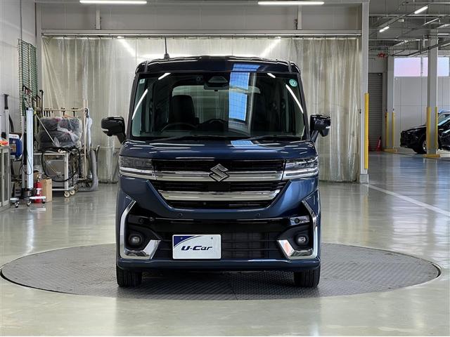 スペーシアカスタム ハイブリッドXS 衝突被害軽減ブレーキ デュアル+サイドエアバッグ ペダル踏み間違い急発進抑制装置 ABS 純正アルミホイール モケットシート(5枚目)