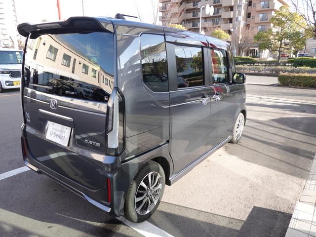 Ｎ－ＢＯＸカスタム ベースグレード　当店デモカー　ホンダコネクトナビＶＸＭ２４５ＺＦＥｉ　ＴＶ　ＴＵＮＥＲ　ＢＴ接続　ＥＴＣ車載器　ドライブレコーダー前ＤＲＨ２２４ＳＤ　禁煙車（10枚目）