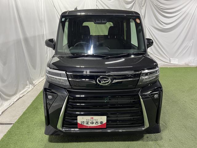 タント カスタムＸ　認定中古車　ＣＶＴ　９インチディスプレイオーディオ　バックカメラ　キーフリーシステム　ステアリングスイッチ　両側パワースライドドア　助手席側ピラーレス（2枚目）