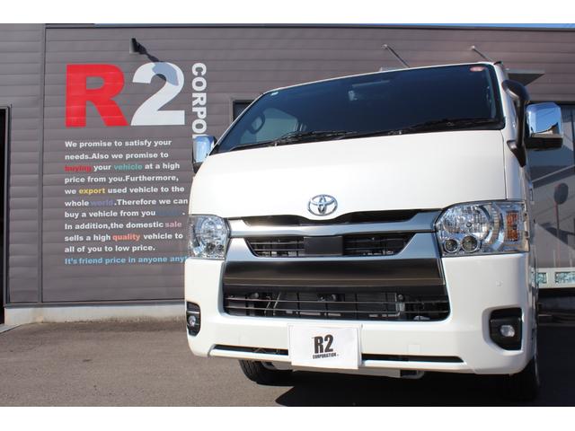 ハイエースバン ロングスーパーGL ダークプライムS 2800ディーゼル■メーカーOP:パノラミックビューモニター:デジタルインナーミラー■運転席・助手席エアバック■LEDヘッドライト■両側パワースライドドア■リヤクーラー&リヤヒーター■登録済未使用車(5枚目)