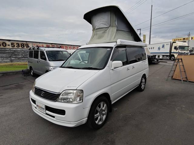 ステップワゴン キャンピングカー ウォークスルー フルフラット テレビ テーブル バックカメラ 3列シート ETC 4WD キーレスエントリー(14枚目)