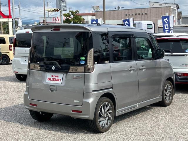 スペーシアカスタム TS レーダーブレーキサポート スマートフォン連携ナビゲーション装着車 両側パワースライドドア ETC バックモニター プッシュスタート スマートキー ディスチャージヘッドライト(8枚目)