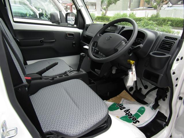 キャリイトラック KCエアコン・パワステ 届出済未使用車 スズキセーフティサポート非装着車 3方開 2WD 4AT キ-レス エアコン パワステ パワ-ウィンドウ 集中ドアロック 両席エアバッグ ABS 衝突安全ボディ(2枚目)