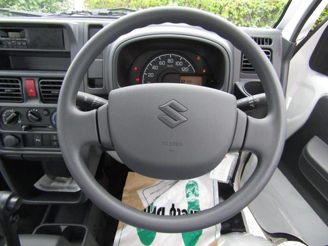 キャリイトラック KCエアコン・パワステ 届出済未使用車 スズキセーフティサポート非装着車 3方開 2WD 4AT キ-レス エアコン パワステ パワ-ウィンドウ 集中ドアロック 両席エアバッグ ABS 衝突安全ボディ(5枚目)