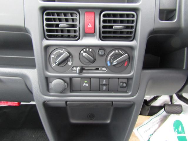 キャリイトラック KCエアコン・パワステ 届出済未使用車 スズキセーフティサポート非装着車 3方開 2WD 4AT キ-レス エアコン パワステ パワ-ウィンドウ 集中ドアロック 両席エアバッグ ABS 衝突安全ボディ(9枚目)