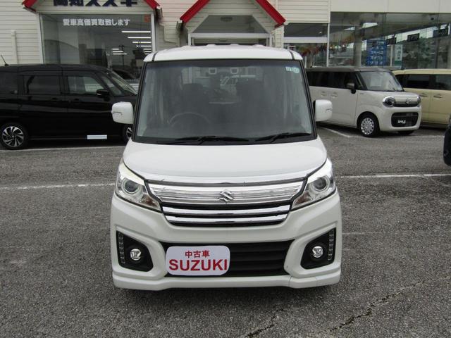 スペーシアカスタム XSターボ デュアルカメラブレーキサポート装着車 両側パワースライドドア シートヒーター スマートキー ナビ バックモニター ETC クルーズコントロール アイドリングストップ パドルシフト(3枚目)