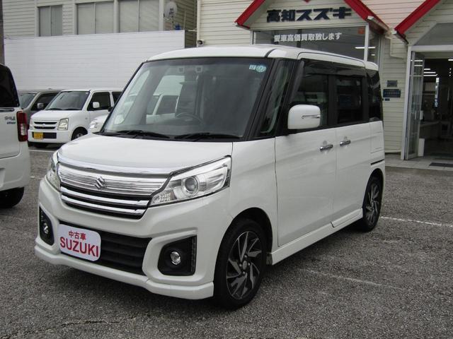 スペーシアカスタム XSターボ デュアルカメラブレーキサポート装着車 両側パワースライドドア シートヒーター スマートキー ナビ バックモニター ETC クルーズコントロール アイドリングストップ パドルシフト(4枚目)