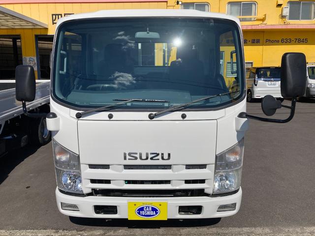 エルフトラック 2t ロング 低床 荷台鉄板張り 5速マニュアル セイコーラック ロープ穴4対 坂道発進補助 ETC(2枚目)