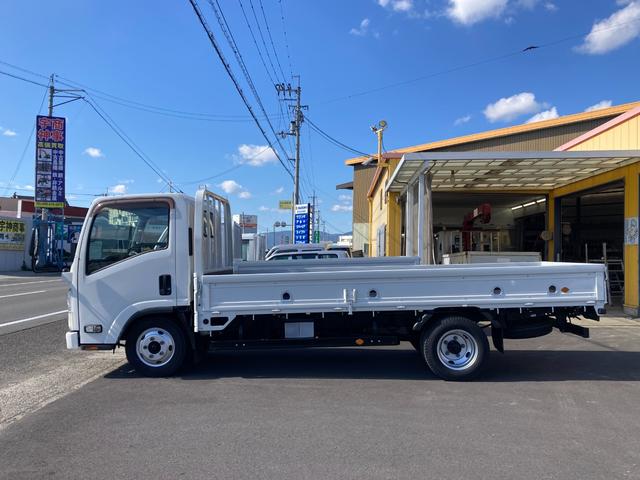 エルフトラック 2t ロング 低床 荷台鉄板張り 5速マニュアル セイコーラック ロープ穴4対 坂道発進補助 ETC(12枚目)