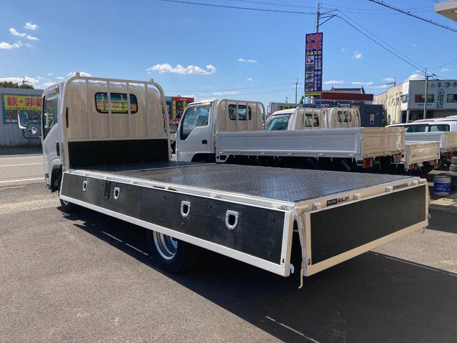 エルフトラック 2t ロング 低床 荷台鉄板張り 5速マニュアル セイコーラック ロープ穴4対 坂道発進補助 ETC(24枚目)