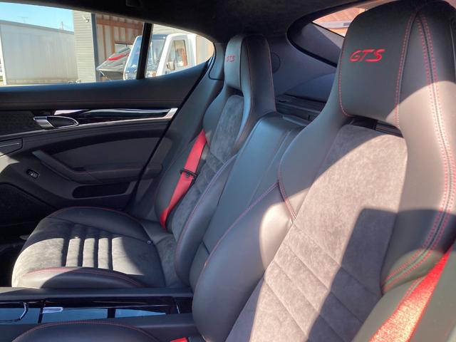 GTS 左ハンドル/スポーツクロノPKG/純正20AW/レーダー探知機/ドラレコ/サンルーフ/Bluetooth/純正電動リアウィング/エアサスペンション/スポーツエグゾースト切替/全席シートヒーター(38枚目)