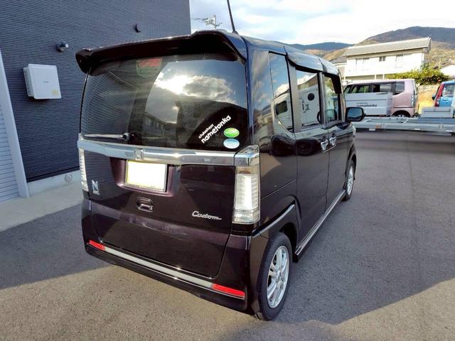 Ｎ－ＢＯＸカスタム Ｇ・Ｌパッケージ　車検令和９年６月１９日／左側パワースライドドア／エンジンプッシュスタート／スマートキー／ＨＩＤ／ＤＶＤオーディオ／ＵＳＢ／バックカメラ／タイミングチェーン／純正アルミホイール（5枚目）
