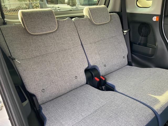 ムーヴキャンバス ストライプスＧ　両側パワースライドドア　バックモニター　ディスプレイオーディオ　シートヒーター　オートエアコン　電子パーキング　スマートアシスト　アイドリングストップ　スマートキー　プッシュスタート　ベンチシート（31枚目）