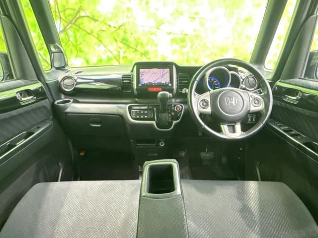 Ｎ－ＢＯＸカスタム Ｇ・ターボパッケージ　社外　ＳＤナビ／両側電動スライドドア／Ｂｌｕｅｔｏｏｔｈ接続／ＥＴＣ／ＥＢＤ付ＡＢＳ／横滑り防止装置／クルーズコントロール／バックモニター／ワンセグＴＶ／エアバッグ　運転席／エアバッグ　助手席（8枚目）